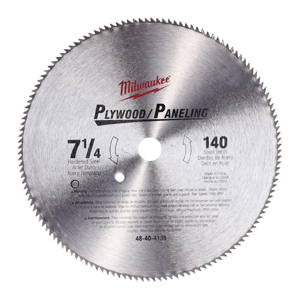 7-1/4 - Circular Saw Blades - Saw Blades - The Home Depot