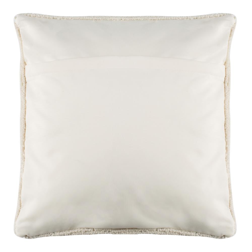 Safavieh Pure Pinele Green White Square Outdoor Throw Pillow Safavieh Pure Pinele Green White Square Outdoor Throw Pillow