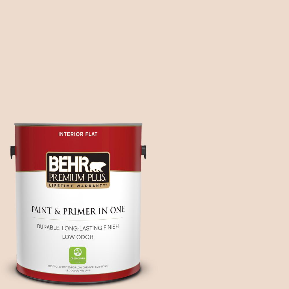 BEHR Premium Plus 1 gal. 290E1 Weathered Sandstone Flat Low Odor