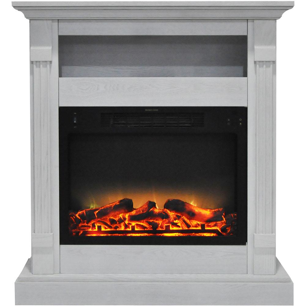 Hanover Drexel 34 In Electric Fireplace With Enhanced Log Display