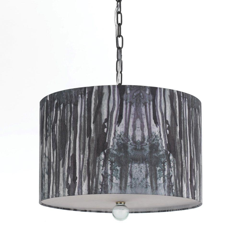 pewter teardrop mina table lamp