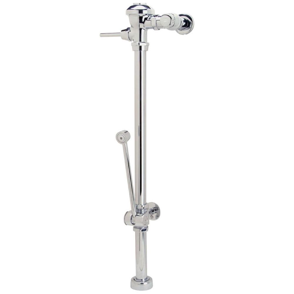 Zurn 3.5 gal. Exposed Flush Valve with Bedpan Washer for 343/8 in