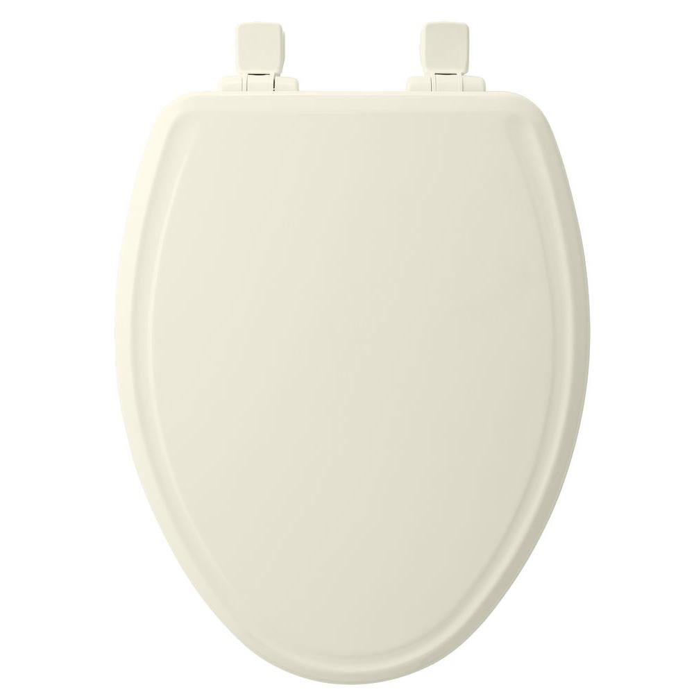 BEMIS Elongated Closed Front Toilet Seat In Biscuit-1600E3 346 - The ...