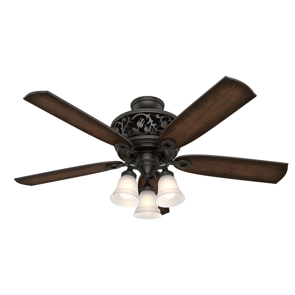 Best Rated Led Indoor Ceiling Fans Lighting The Home Depot