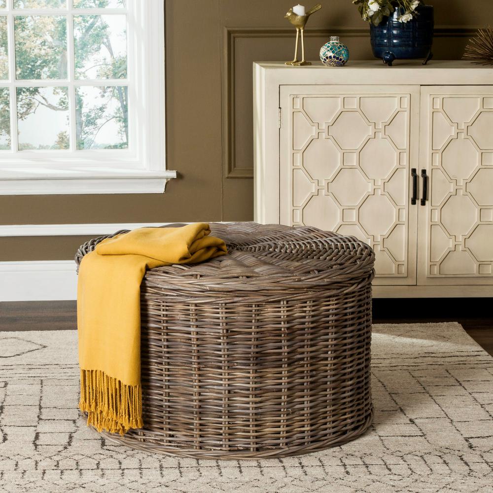 Safavieh Jesse Wicker Storage Gray Coffee Table Sea7034b The Home Internet 301424687 6 Safavieh Jesse Wicker Storage Gray Coffee Table