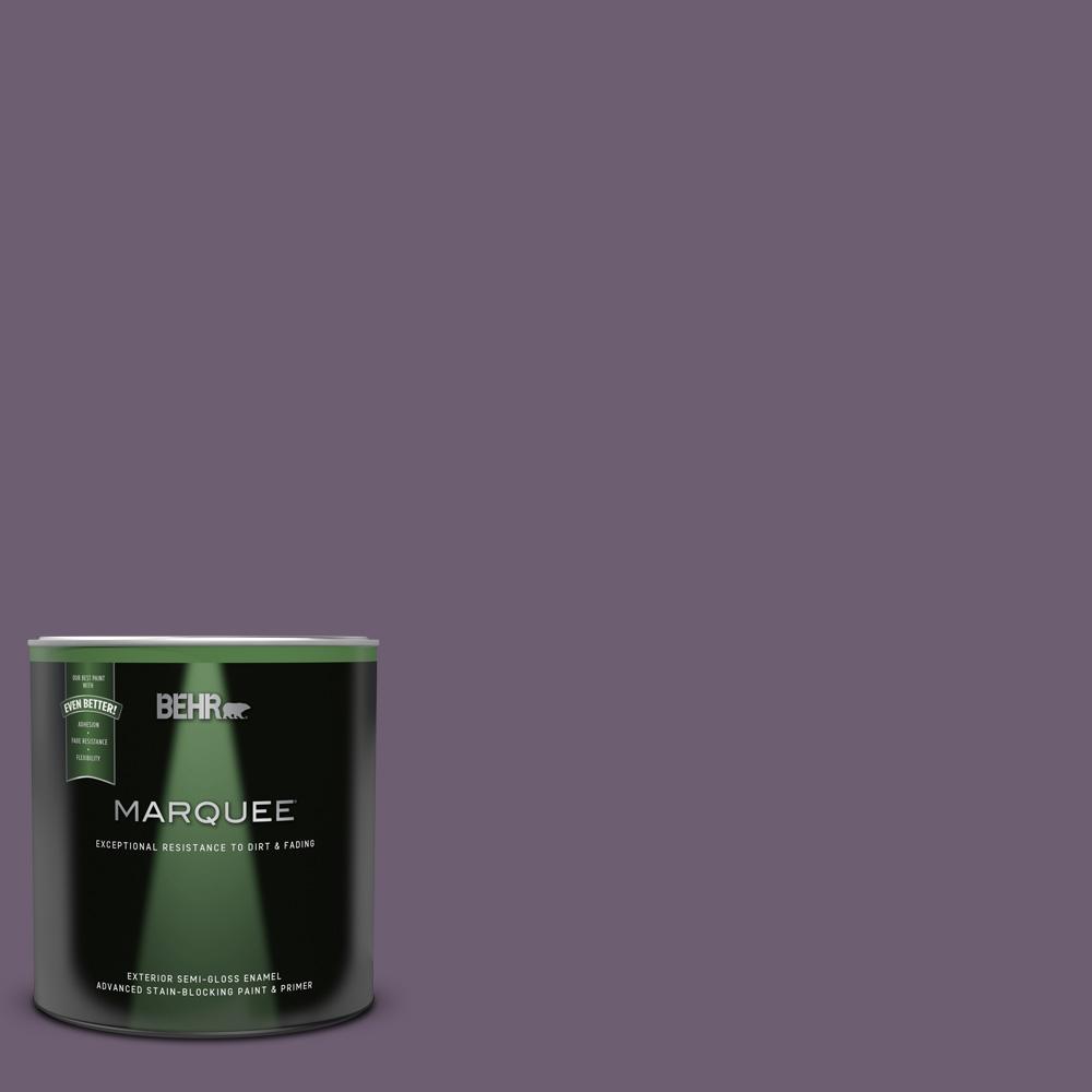 BEHR MARQUEE 1 qt. S1006 Blackberry Jam SemiGloss Enamel Exterior