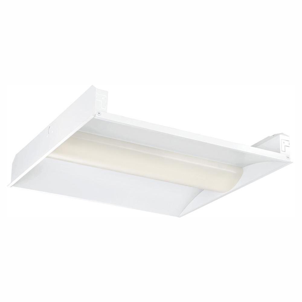 Commercial Electric 2 Ft X 2 Ft 128 Watt White Volumetric