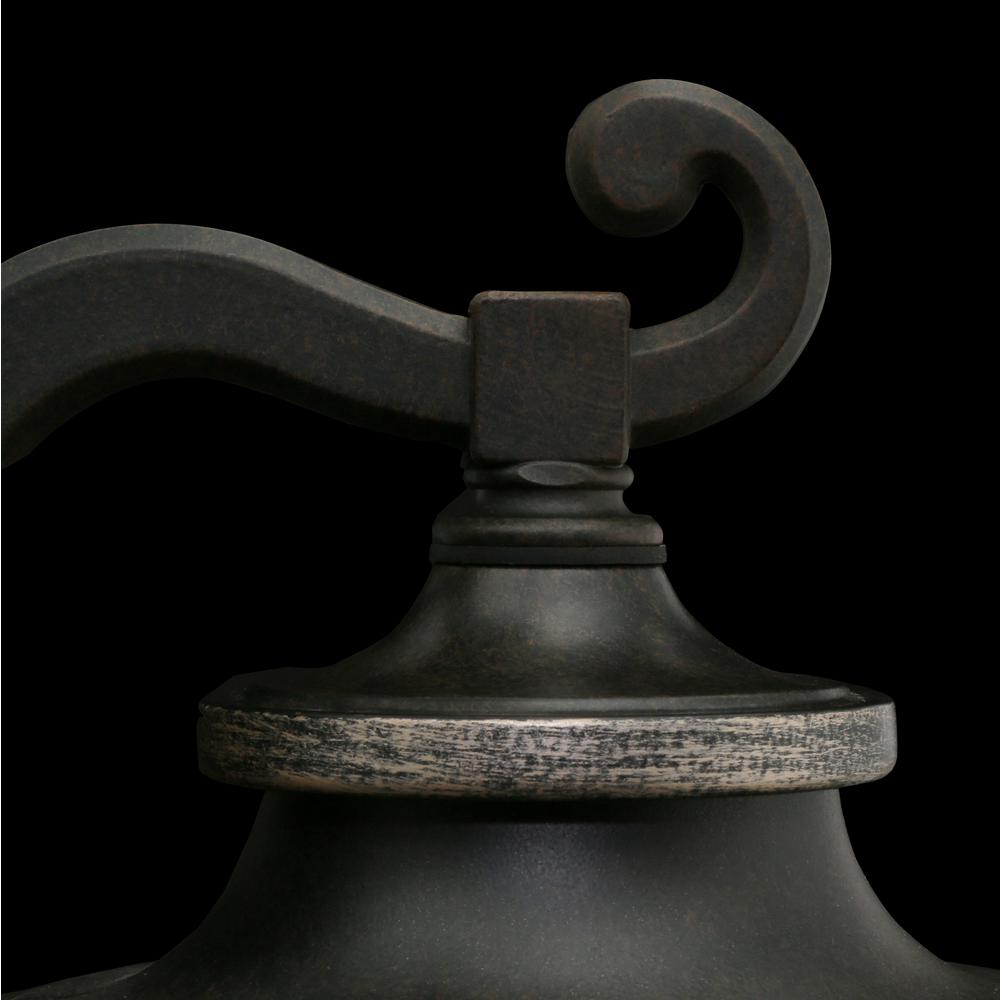 mccarthy 1 light bronze outdoor post mount