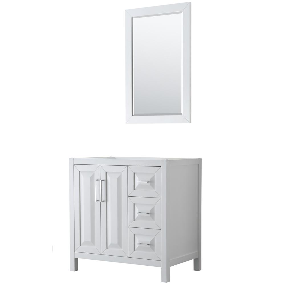 Wyndham Collection Daria 35 in. Single Bathroom Vanity ...