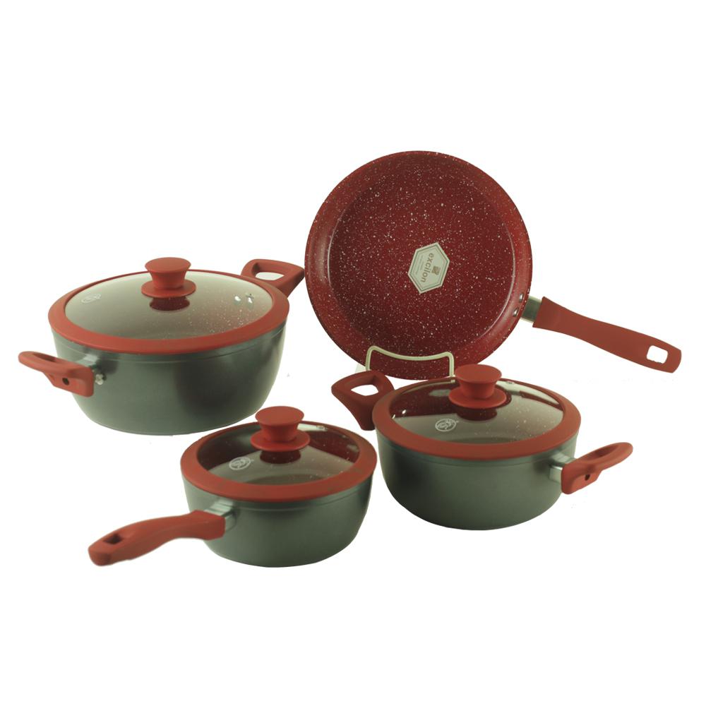Royal Cook 7-Piece Forged Aluminum Cookware Set by Royal Cook