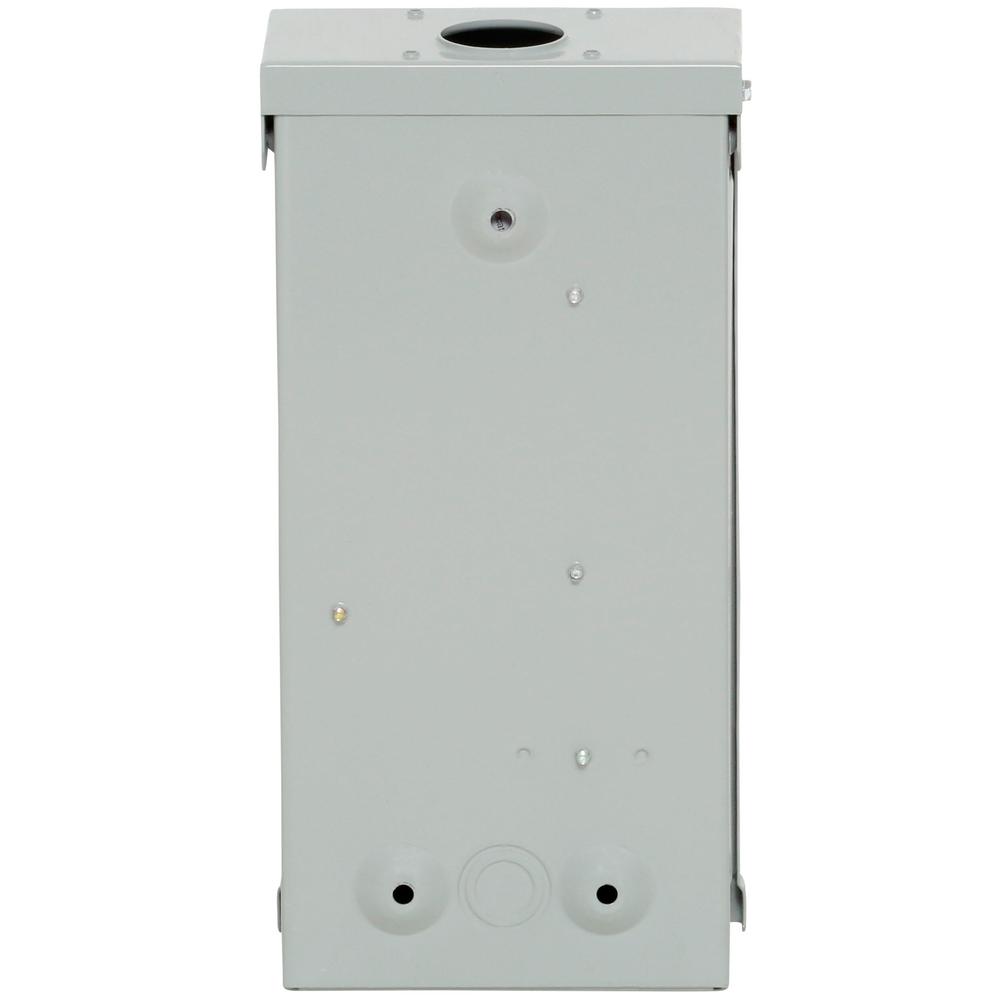 70 Amp RV Outlet Box Unmetered Power 50//20 2-Space 2-Circuit 240-Volt GFCI Plug