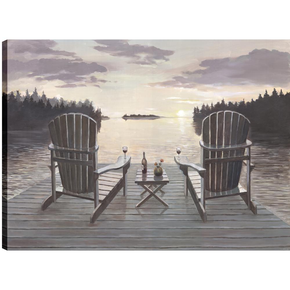 Muskoka Chair I, Landscape Art, Fresh Printed Canvas Wall Art Dcor