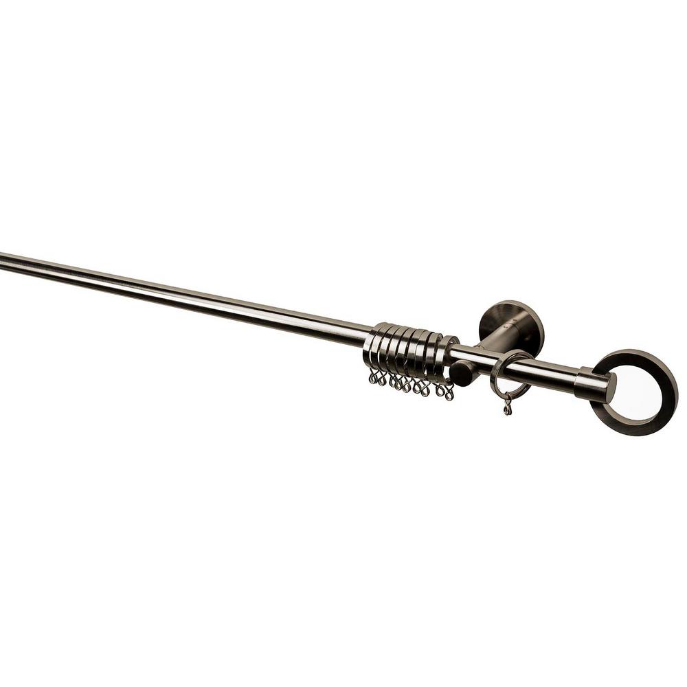 Ltl Home Products 20 Mm 95 In Intensions Single Curtain Rod Kit