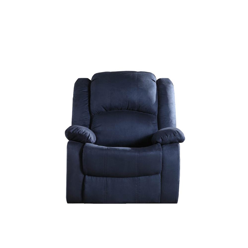 ProLounger Blue Microfiber Wall Hugger Recliner A138390 The Home Depot