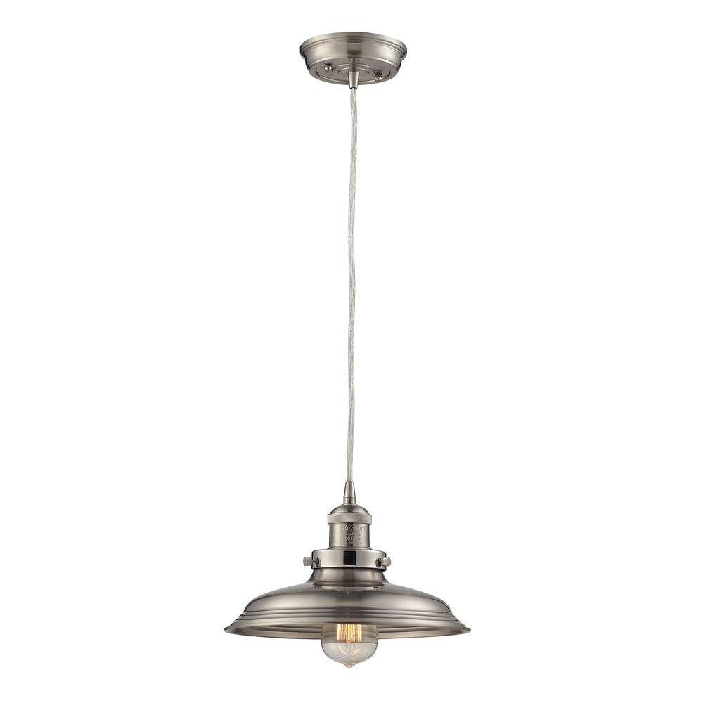  Home  Decorators  Collection 1 Light  Vintage Brushed Nickel 