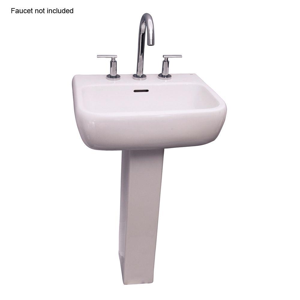Barclay Products Metropolitan 520 21 in. Pedestal Combo Bathroom Sink