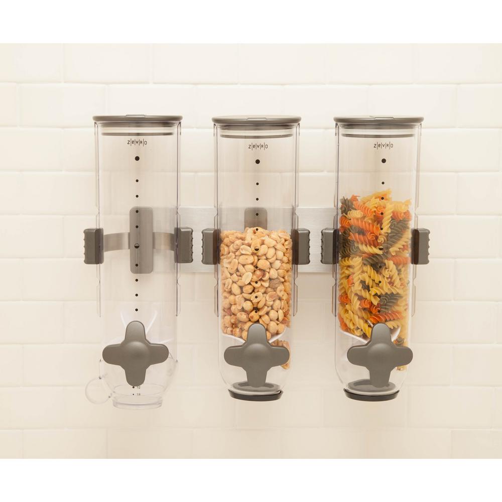 Honey Can Do Wall Mounted Triple Cereal Dispenser Kch 06139