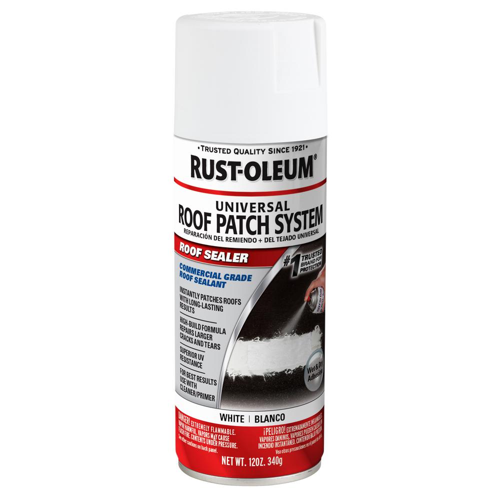 Rust-Oleum 12 oz. White Roof Patch Sealer Spray-345814 ...