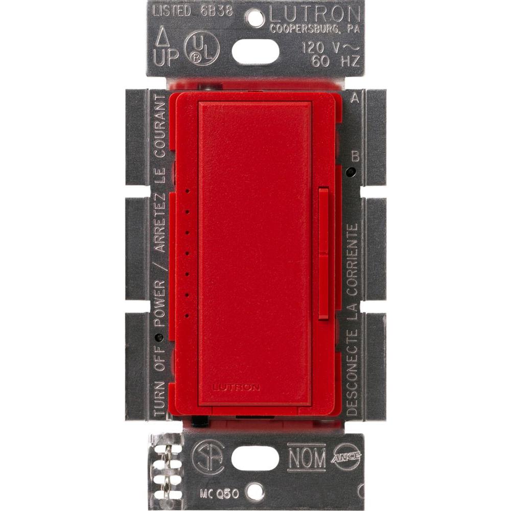 lutron single location dual switch dimmer for led lights