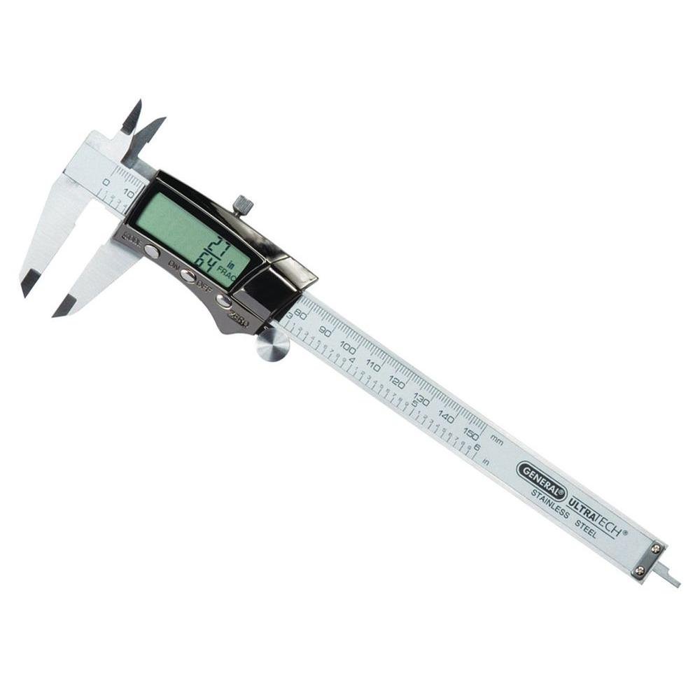 Husky 6 in. 3Mode Digital Fractional Caliper1467H The Home Depot