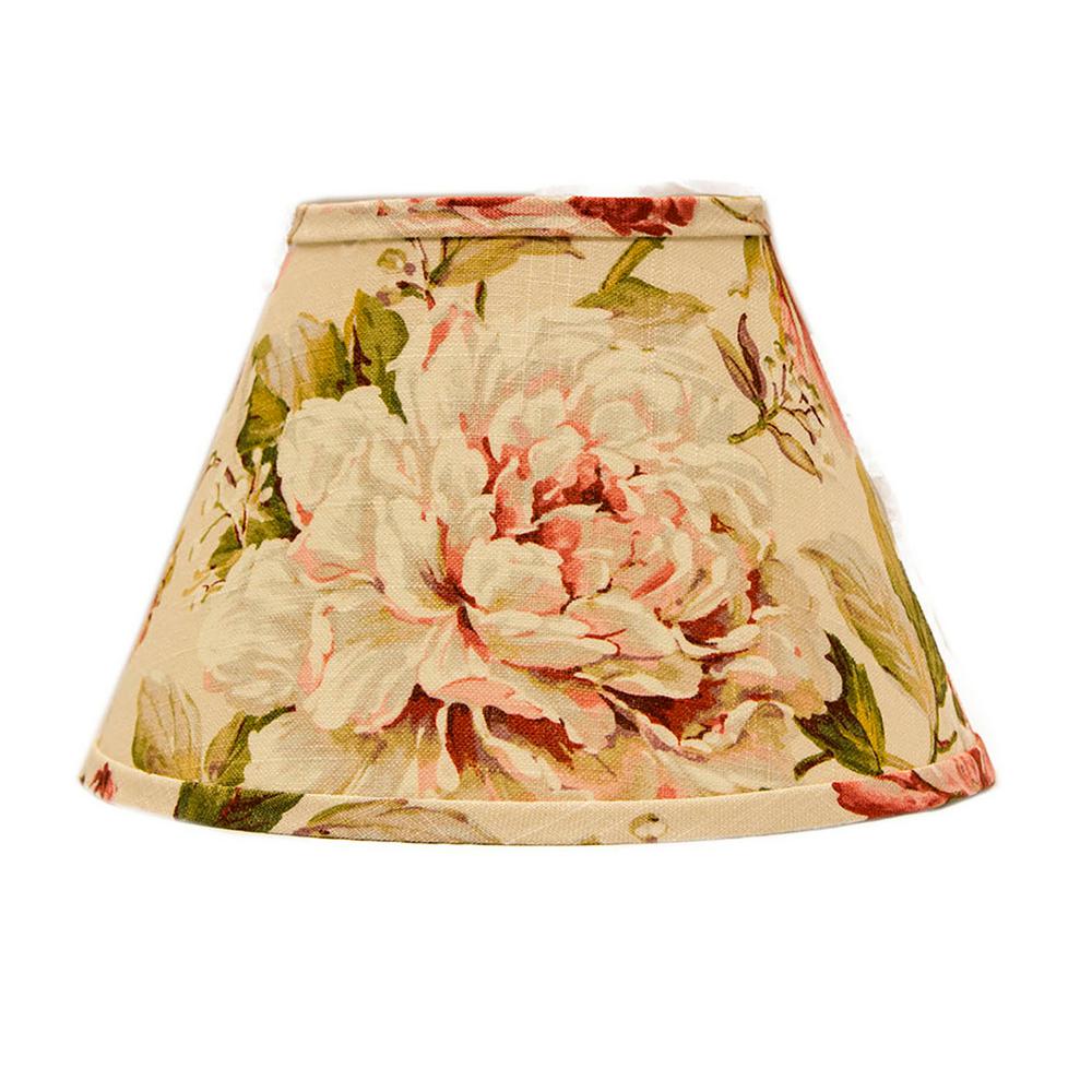 Hampton Bay 10 In White With Gold Lining Lamp Shade 17695 The Home Depot   Gray Homestyle Lamp Shades Sd1476 18we 64 1000 