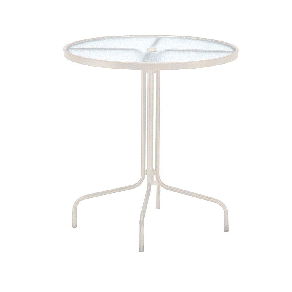 Tradewinds 36 In Antique Bisque Acrylic Top Commercial Patio Bar