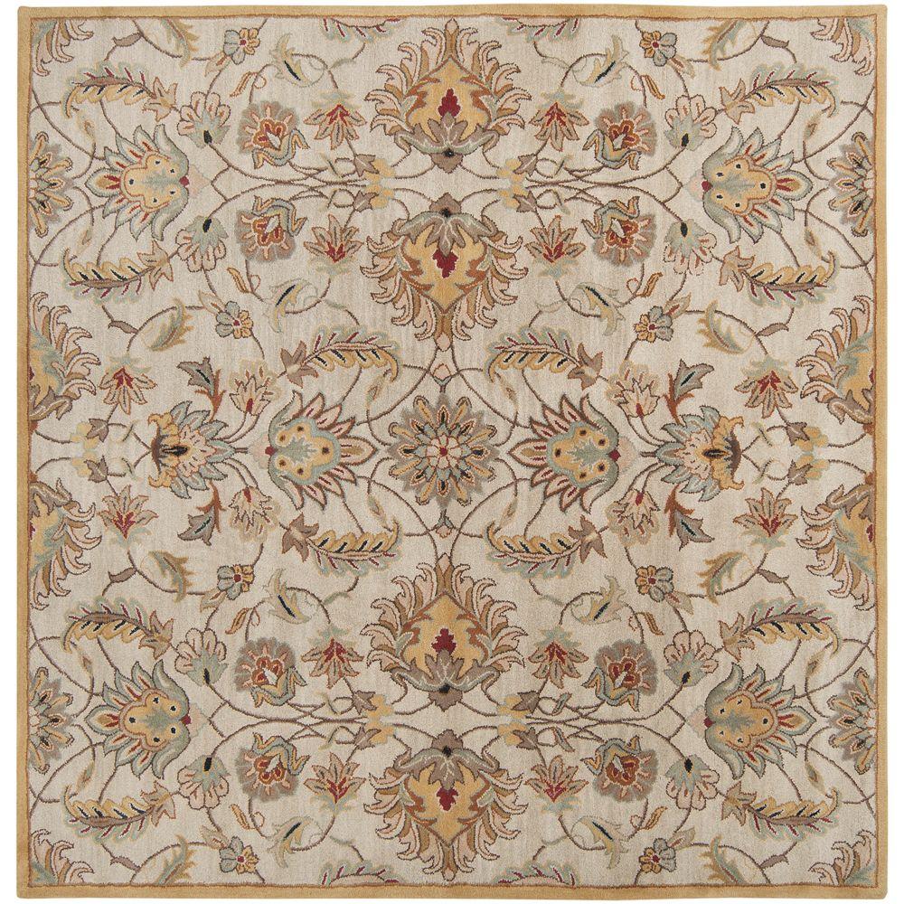 Artistic Weavers John Gold 9 ft. 9 in. Square Area RugJHN1029 The