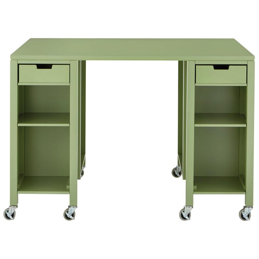 Martha Stewart Living Craft Space Storage Table With Casters