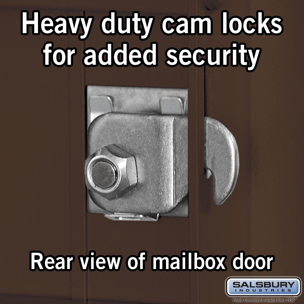 Salsbury Industries 3705D-01ZRU 4C Horizontal Mailbox Bronze