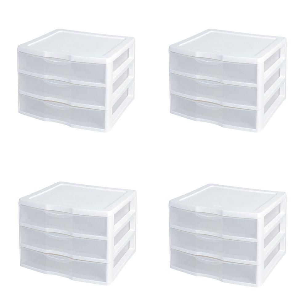 Clear Storage Drawers Containers The Home Depot - 3 Drawer Black Plastic Desk Storage Tower Clear Storage Drawers Containers The Home Depot - 3 Drawer Black Plastic Desk Storage Tower