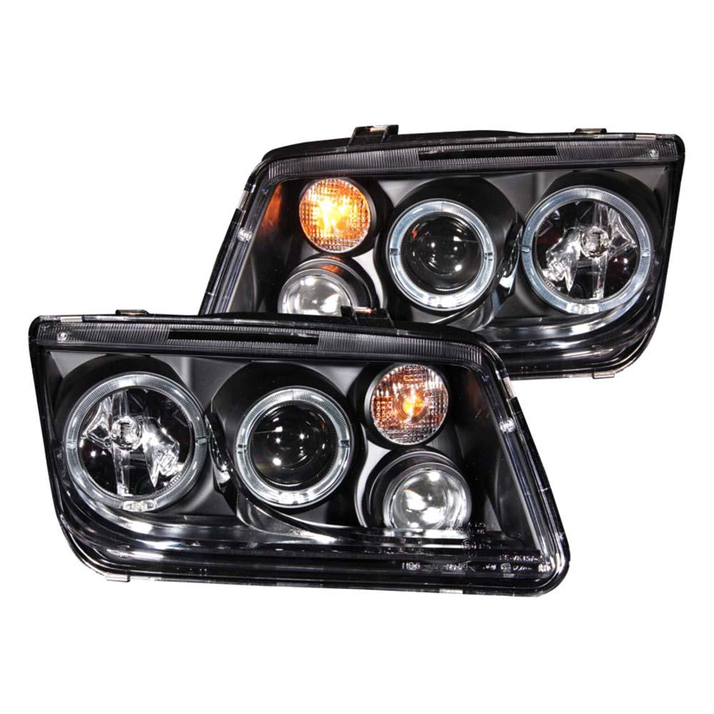 Anzo Usa 1999 2005 Volkswagen Jetta Projector Headlights W Halo 1999 2005 Volkswagen Jetta Projector Headlights W Halo Black Ccfl
