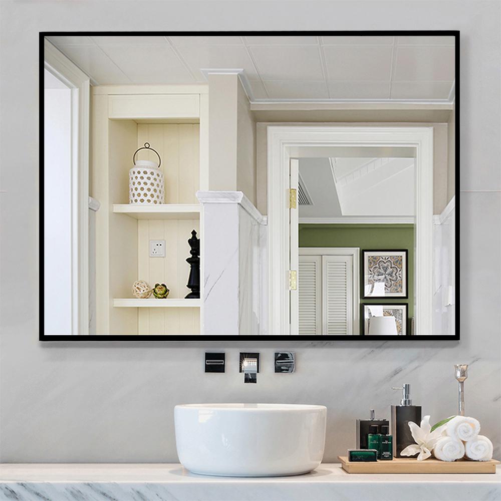 Decor Wonderland Rectangular Bathroom Mirror Decor Wonderland Frameless Rectangle Wall Mirror