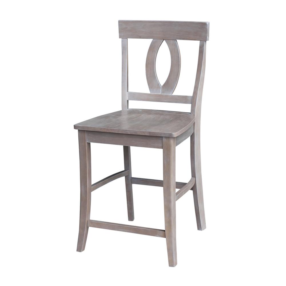International Concepts Verona 24 in. Weathered Gray Bar StoolS091702