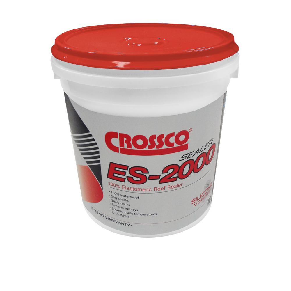 Crossco 128 oz. Elastomeric Roof SealerRS0014 The Home Depot