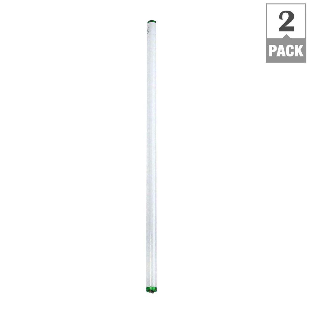 Philips 4 ft. T8 32-Watt T8 Soft White Linear Fluorescent Light Bulb (2-Pack)