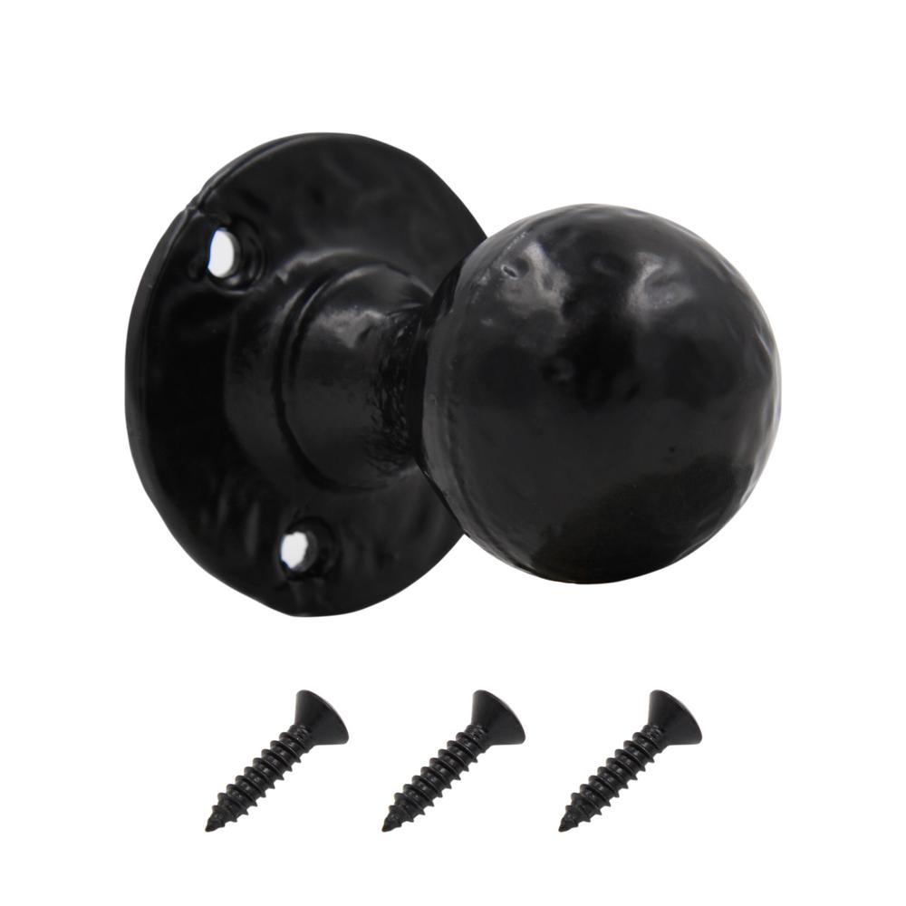 Everbilt Black HeavyDuty Gate Knob10264 The Home Depot
