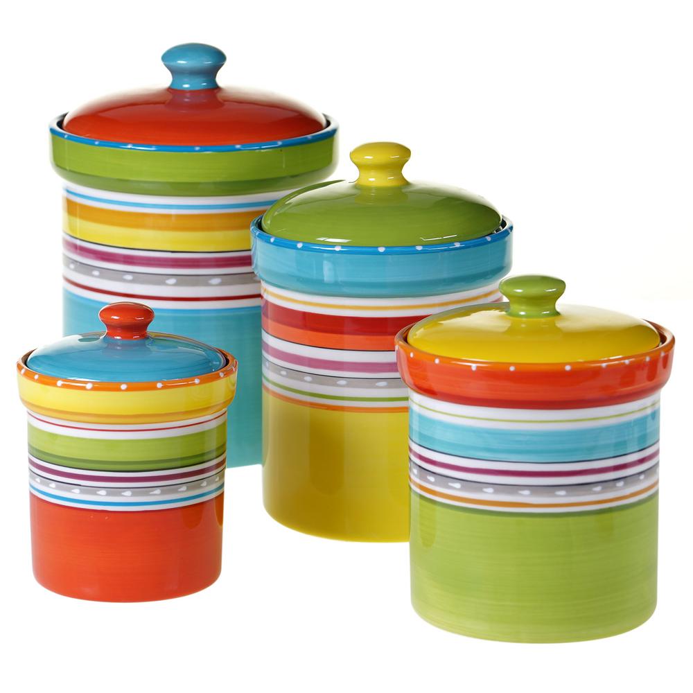 Southwestern Kitchen Canisters Food Storage The Home Depot Kitchen Canisters Food Storage