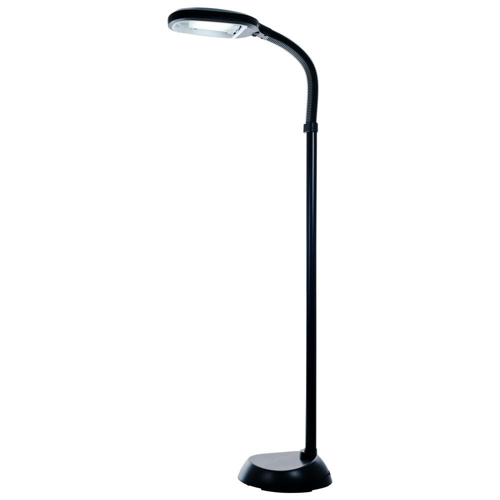 Trademark Home Deluxe Sunlight 55 In White Floor Lamp 72 0820