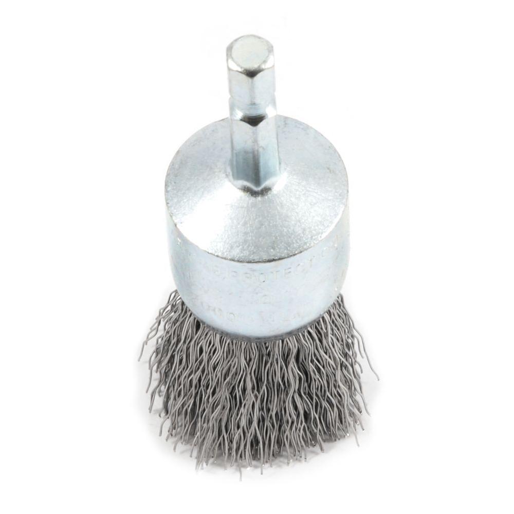 1/" NEW Coarse Crimped with 1//4-Inch Hex Shank Forney 72737 Wire End Brush