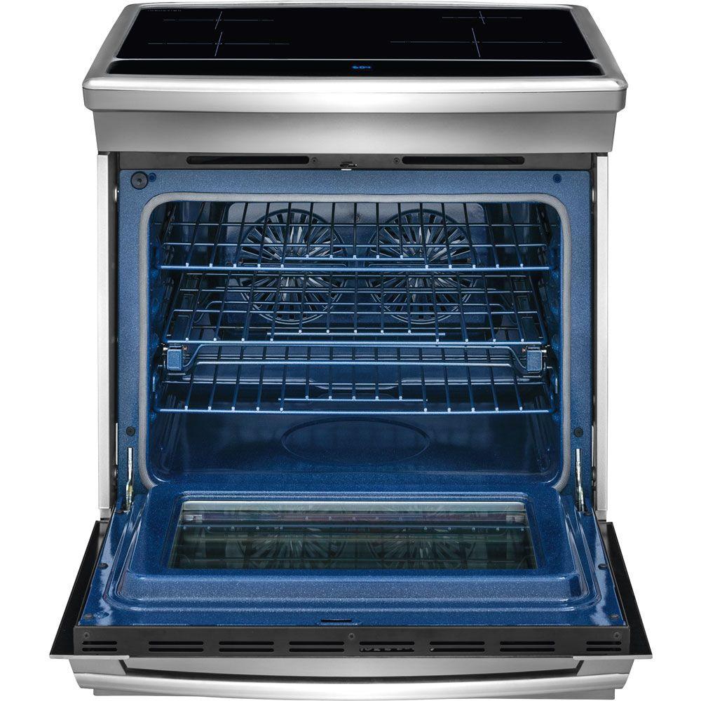 Electrolux Wave Touch 30 In 4 6 Cu Ft Induction Slide In Range