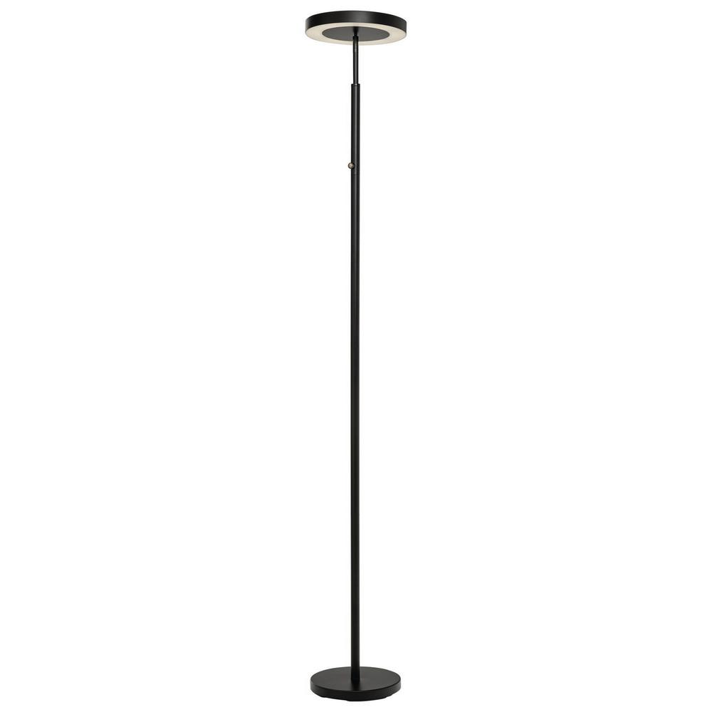 Black Led Floor Lamp Al53547bk