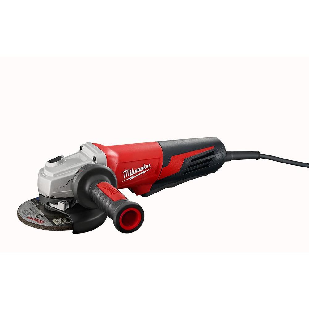Milwaukee 13 Amp 5 in. Small Angle Grinder with LockOn Paddle Switch611730 The Home Depot