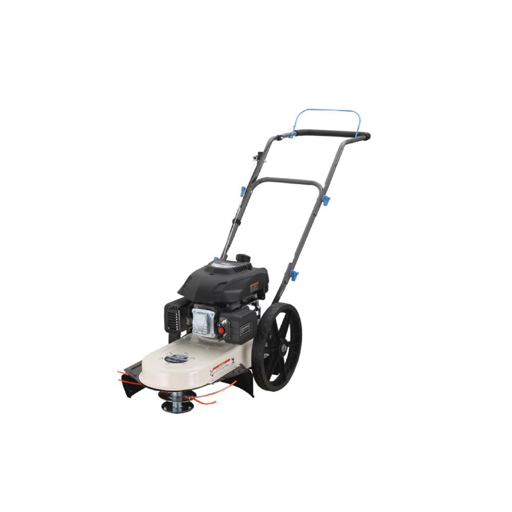 Pulsar 22 in. 173cc Gas Recoil Start Walk-Behind Push Field String Trimmer Mower with Adjustable Trimmer Head PTG1022H