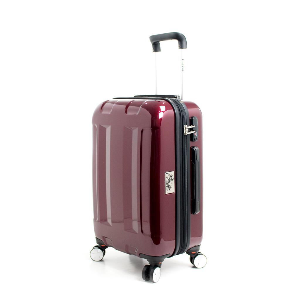 UPC 799705029316 product image for Chariot Cinco 20 in. Hardside Carry-On Luggage, Red | upcitemdb.com