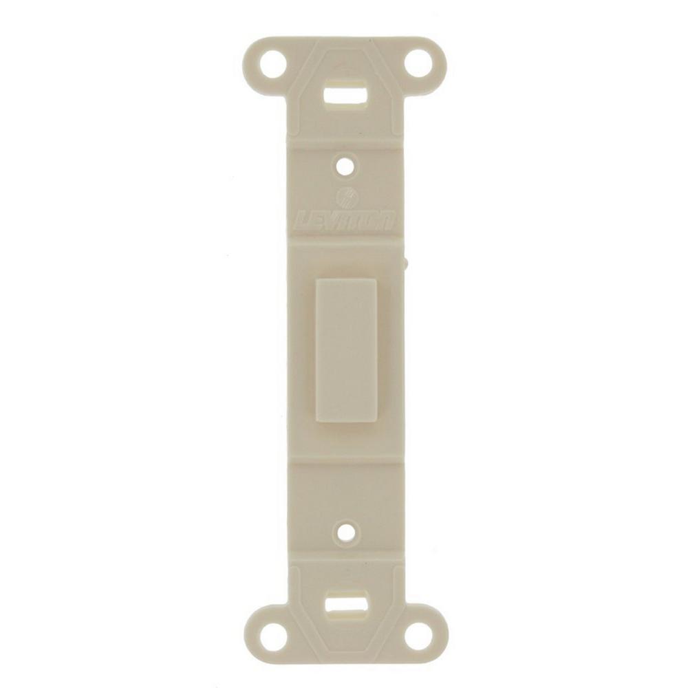 Leviton Blank Insert for Toggle Switch with Two Mounting Screws, Light