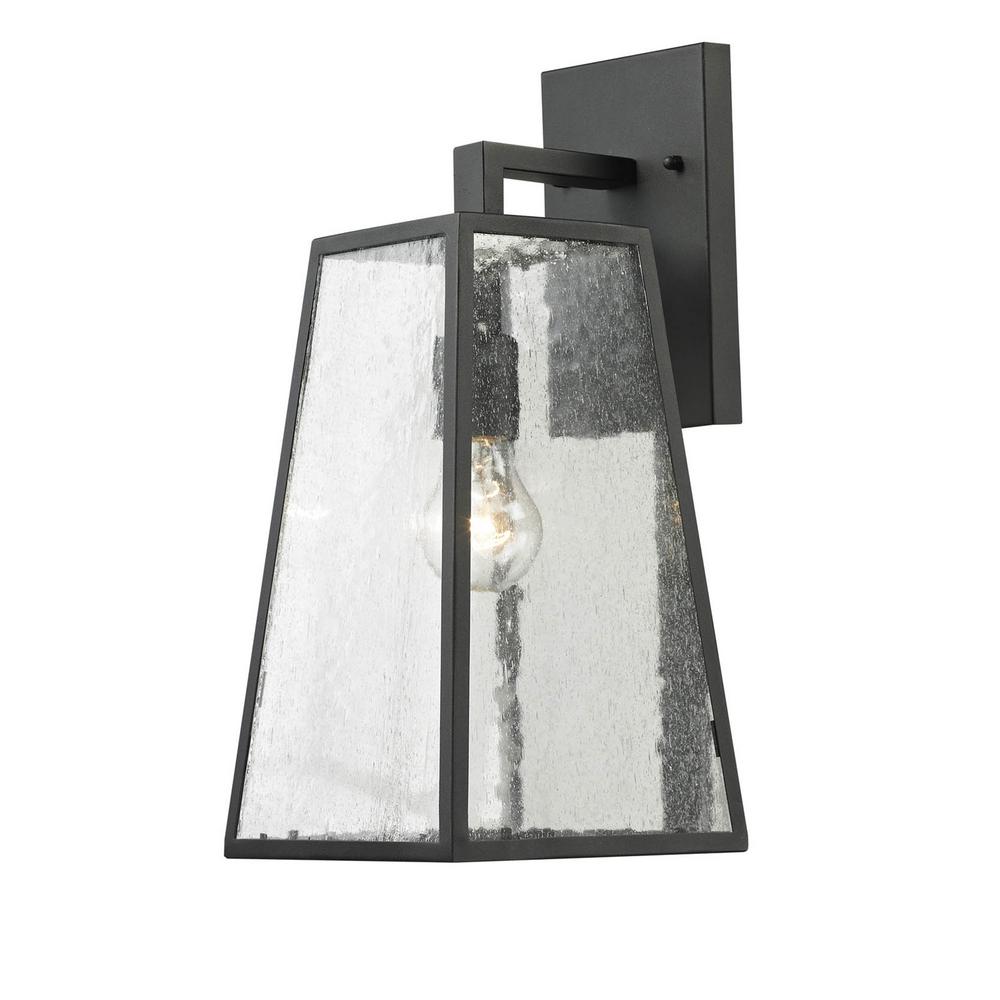 Water Resistant Decorative Outdoor Wall Mounted Lighting 1 Light Imperial Black Outdoor Wall Lantern