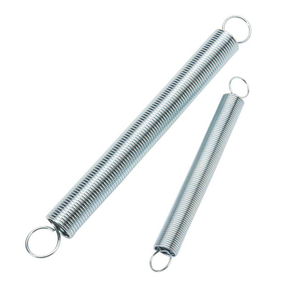 Everbilt 13/16 in. x 4 in. Zinc-Plated Extension Spring (2-Pack ...