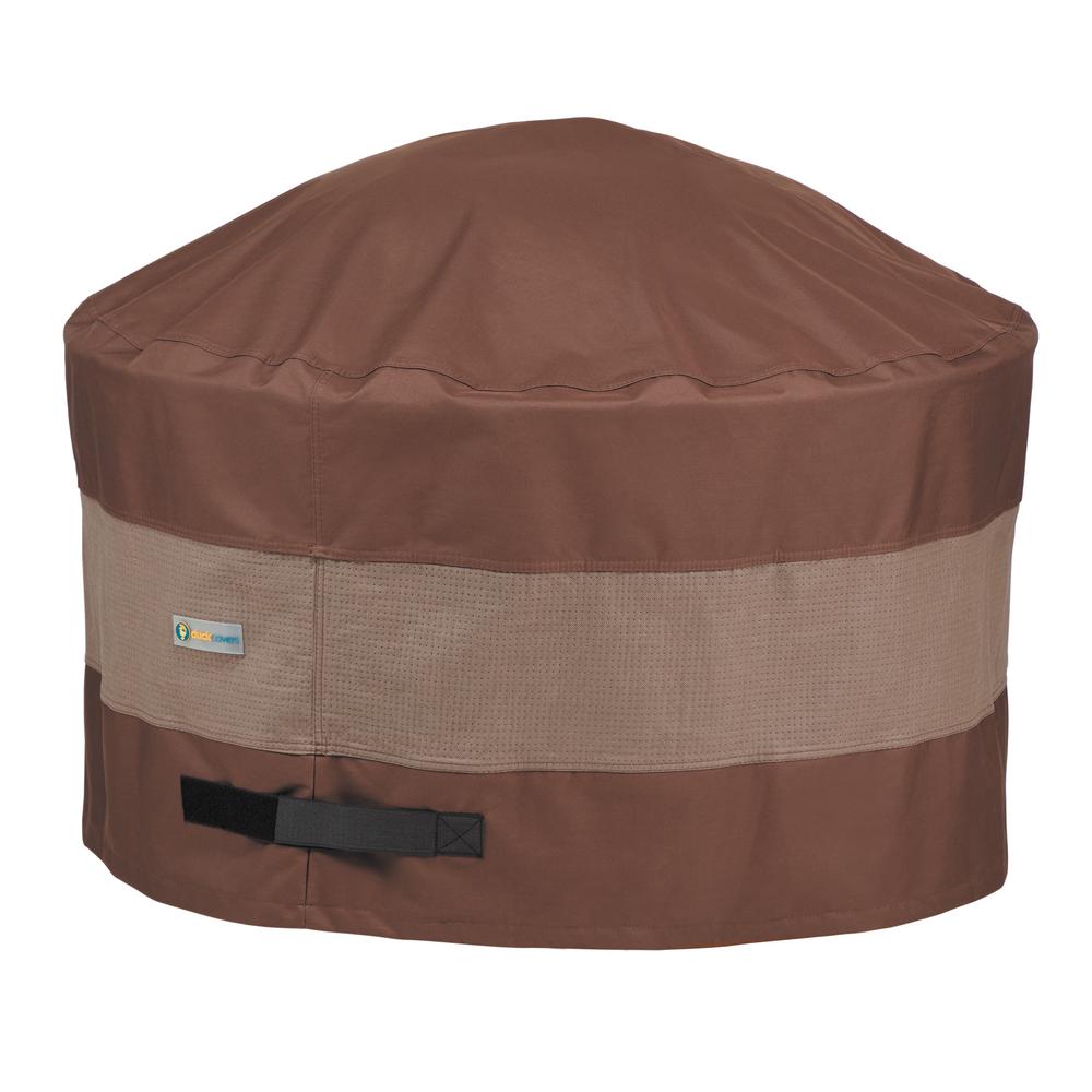 Duck Covers Ultimate 32 In Dia X 24 In H Round Fire Pit Cover