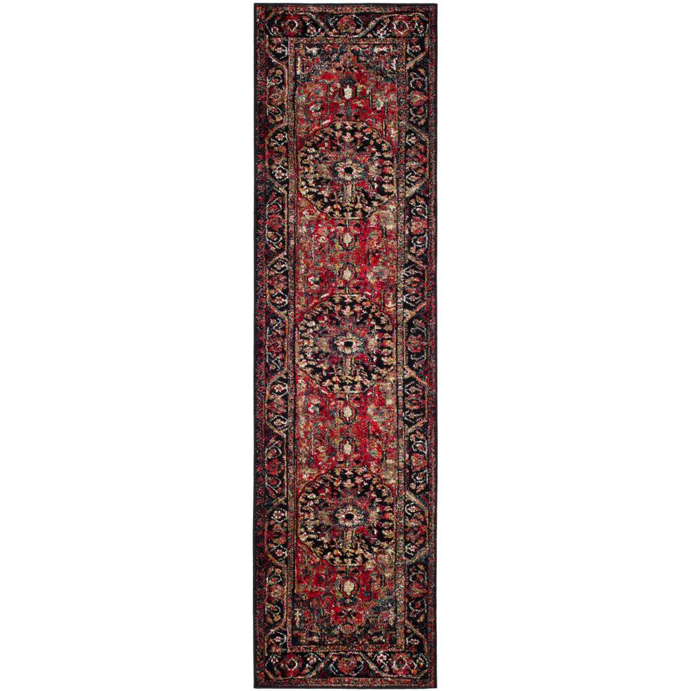 Safavieh Vintage Hamadan Red Multi 2 Ft In X 18 Runner Safavieh Vintage Hamadan Red Multi 2 Ft In X 18