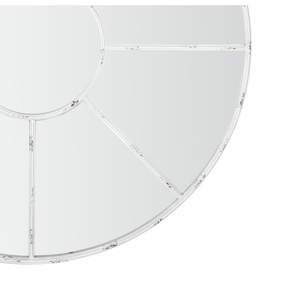 Safavieh Jonelle 36 In X Distressed White Framed Mirror Distressed White Framed Mirror